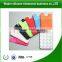 customred vest shape sticky card holder wallet