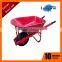 industrial heavy duty wheelbarrow with plastic tray