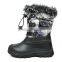 Camo Insulated Fur Winter Boots