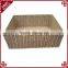 Hand Woven pe Rattan Rectangular Storage Basket for Home and Shop