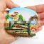 Resin travel souvenir mini world city fridge magnet
