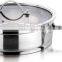 8pieces Stainless Steel cooking pot set with fashionable design