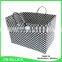 Large cheap handled colored plastic strap woven basket