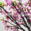 GNW BLB-CH1605020 Near Natural Wholesale Long Stem Silk Flower Pink Plum Blossom for Sale