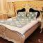 Luxury Bedding set, Hand embroidered blanket and pillowcases