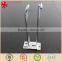 4"Pegboard Slatwall Double loop Hook for shop accessory chromed finish - Pack of 100