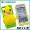 printing plastic mobile phone cover, 3d silicone phone case, animal silicone phone case