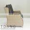 Driago Wicker Sofa- Outdoor Rattan Bench- Patio Brown Wicker Bench