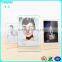 Custom china supplier acrylic photo frames wholesale 3x5 clear colored acrylic frame with magnet
