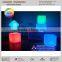 various size colored led lighting cube, decorative cube light