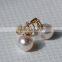 charms 9-10 mm south sea pearl jewelry earrings