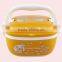 Square Shape Single Layer Plastic Disposable Storage Lunch Box With Lock