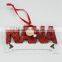 Christmas Letter Ornaments,Custom Family Ornaments