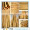 Yellow bamboo canes diameter of 6mm-35mm