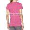 Hot Sale High Quality Women Custom Gym Sports Apparel Printed Logo T shirt