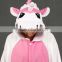 Heated flannel funny cartoon animal unicorn onesie 2017 family christmas pajamas Wholesale