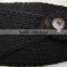 Fashion New Hot Knitted Acrylic Designer Jewelry Headband for Winter