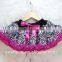 Baby Boutique brand name clothing christmas costume Satin Chevron Pettiskirt Dance Wear Skirts for Young Girls