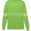 Wicking Long Sleeve T-Shirt For Youth Self-Fabric Collar And Cuffs Training Tee 100% Polyester Wicks Moisture Sport Wear