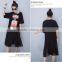 Summer 2017 korean loose ladies dress women super plus size printed dress maternity clothing