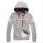 New product China wholesale professional 100% cotton zipper hoody