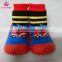 Marvel character baby booties sock fancy infant sock shoes rubber bottom baby socks custom design rubber sole shoes
