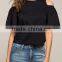 Runwaylover EY2210B New Style 2017 Ladies Fashion Off=Shoulder T-Shirts