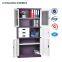 Up Glass Down Steel Door Filing Cabinet With 3 Drawers And A Inner Safety Box