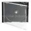 CD case  CD  box  cd  cover 10.4mm Single  with black tray