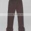 Bulk Wholesale cheap infant girls cotton solid color ruffle baby girls cotton long pants