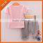 OEM child clothes sets ,100%cotton child clothing ,kids wear guangzhou 2016 H-471