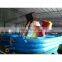 high quality big giant pirate slide inflatable water slide kids with pool