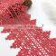 12.5cm OLT0067 High quality red crochet pattern lace underwear