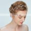 Silver Headband Crystal Hair Vine Enchanted Floral Wedding Accessories Bridal Headband Pearl Formal Dresses Photo Prop Headpiece