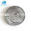 2017 Wholesale cheap custom metal antique silver souvenir coins