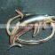 FSM Fish Sliver Raised Plastic Car Badge Emblem Evolved With Legs