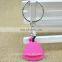 3D logo custom advertising gifts soft pvc plastic keychain/keyring