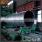 Pe carbon spiral steel pipes production line, large diameter welded spiral steel pipes price