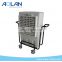 Portable mini room air cooler with iron shelf and wheel