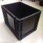 600 x 400 x 230 mm conductive black esd plastic pp box bins