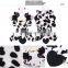 pet dog fleece winter warm coat Clothes cow cartoon Medium-sized dogs clothes
