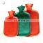 Factory Supply Rubber Hot Water Bag /Hot Water Bottle With Super Soft Plush Cover