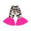 Posh Baby Flamingo Cactus Ruffle  Bell Bottom Pants For Baby Girls Flare Pants