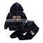 Baby Kids  Golden Fleece baby set velvet kids clothing sequin design 2pcs sport pullover suit with big front pocket