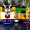 giant inflatable white rabbit inflatable bouncy castle house with slide for kids