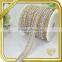 Hot fix ab crystal flackback resin strip bridal trimmings metal rhinestone connector chain FHRS-001