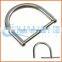 China supplier fashion style d ring metal d ring bag d ring