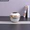 Autumn Lotus Seed Gilded Gorgeous Large Ceramic Vase Decoration For Home Shopping Mall