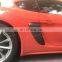 Cayman boxster 718 GT4 вентиляционные решетки из углеродного волокна