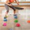Foot Massage Ball PVC Inflatable Yoga Balls Anti-Slip Half Point Fit Balance Ball for Gym Fitness Pilates